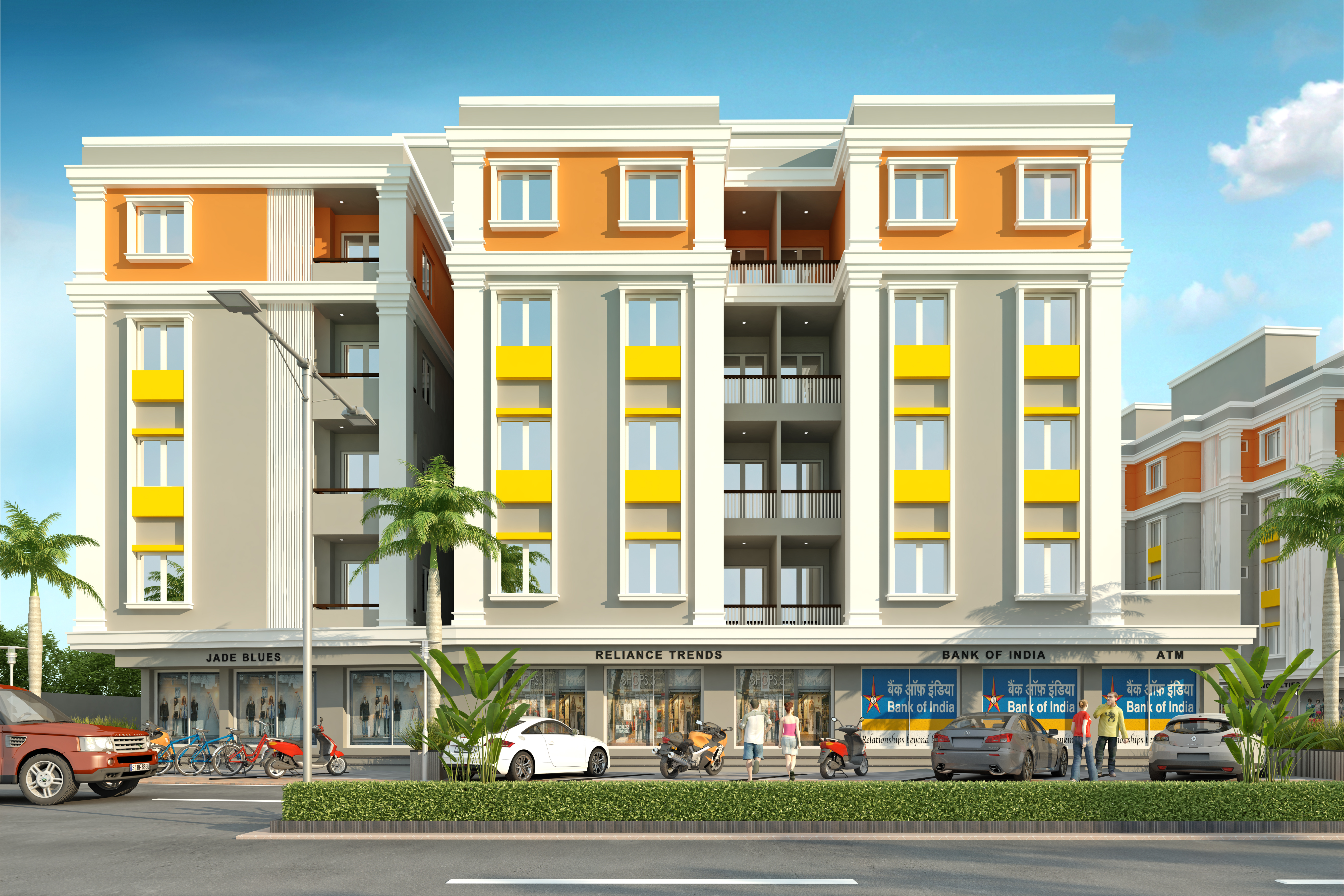 Nandish Avenue - Tower B Front Elevation